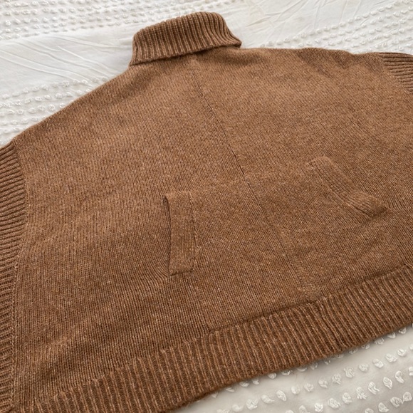 J. Crew Relaxed Turtleneck Poncho - Picture 3 of 6